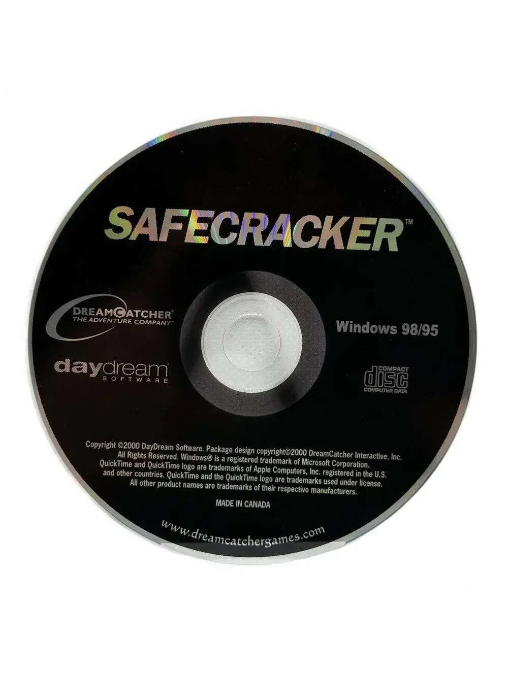 Safecracker (2000) - PC CD-ROM Video Game ** Disc Only **